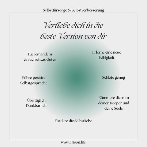 Selbstfürsorge und Selbstverbesserung ✨