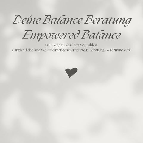 Deine Balance Beratung - Empowered Balance