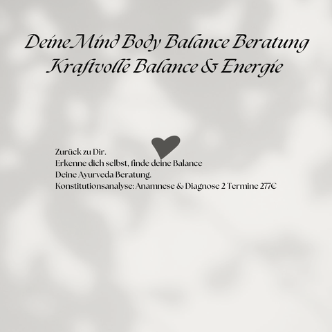 Deine Mind Body Balance Beratung - Kraftvolle Balance & Energie