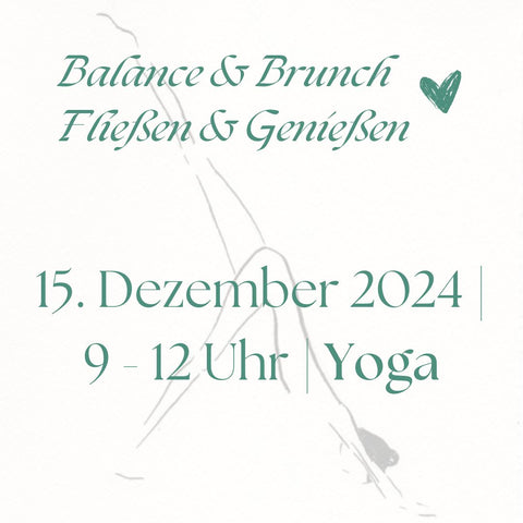 Balance & Brunch Event - 15. Dezember 2024 | 9 - 12 Uhr | Yoga